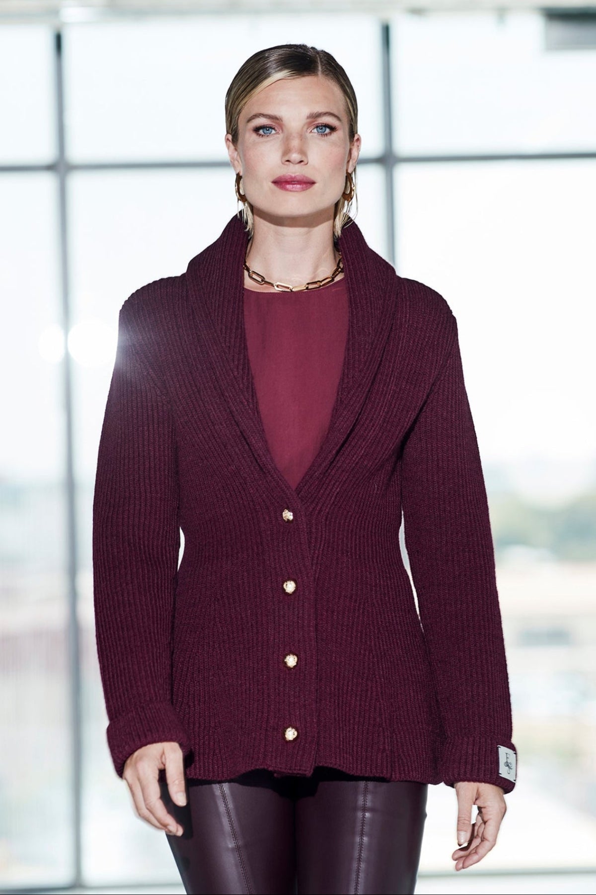 CHAQUETA ENTALLADA MERLOT BABETTE