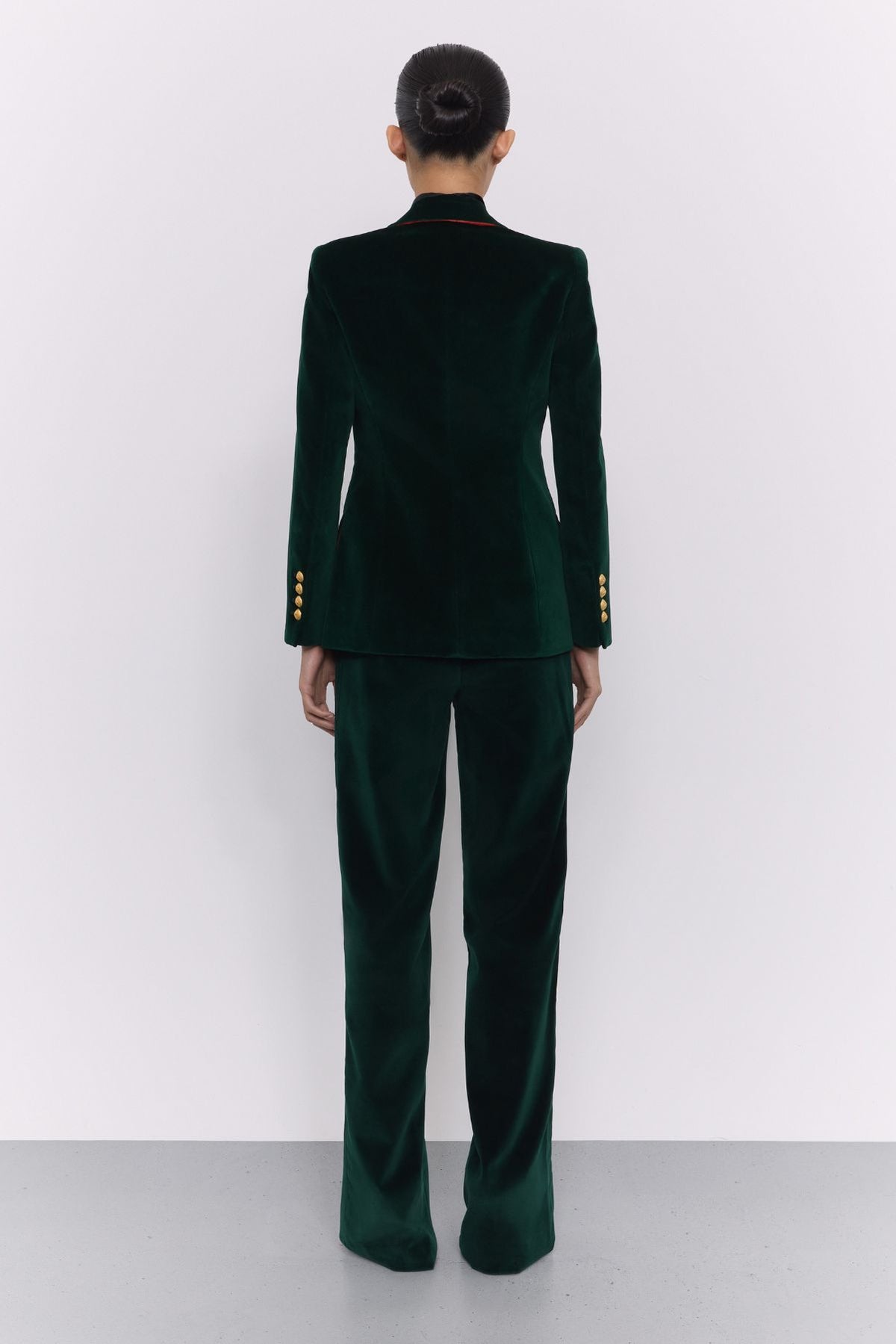 Oliva Green Velvet Blazer - Limited Edition