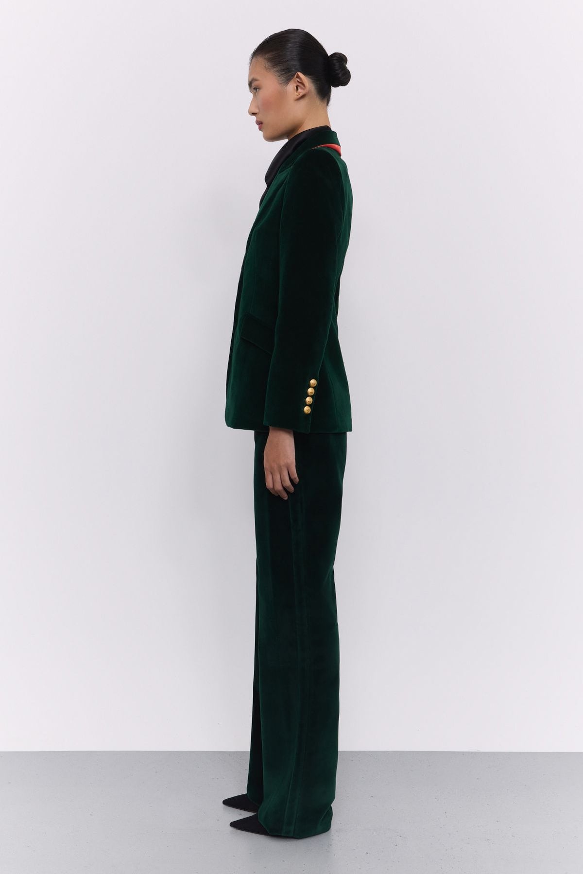 Oliva Green Velvet Blazer - Limited Edition