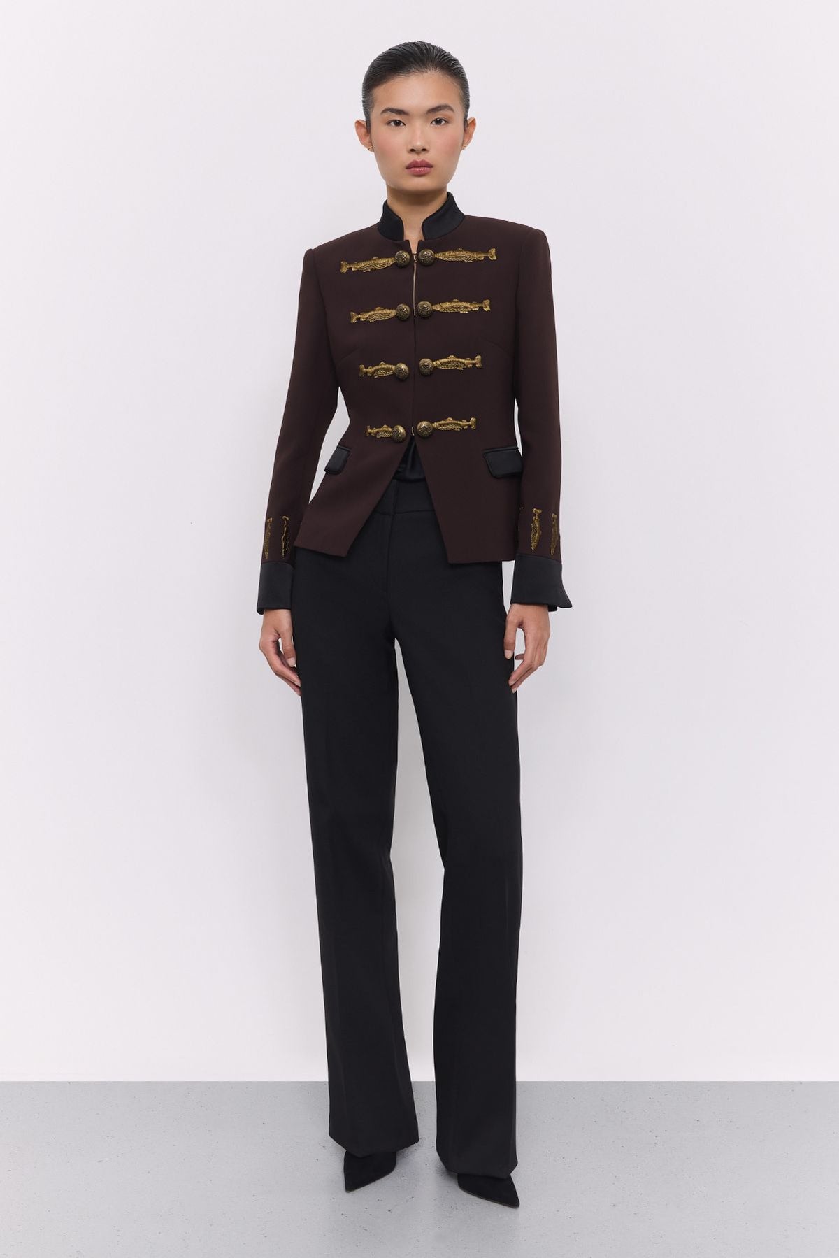 Blazer militar marrón Nuvola - Edición Limitada