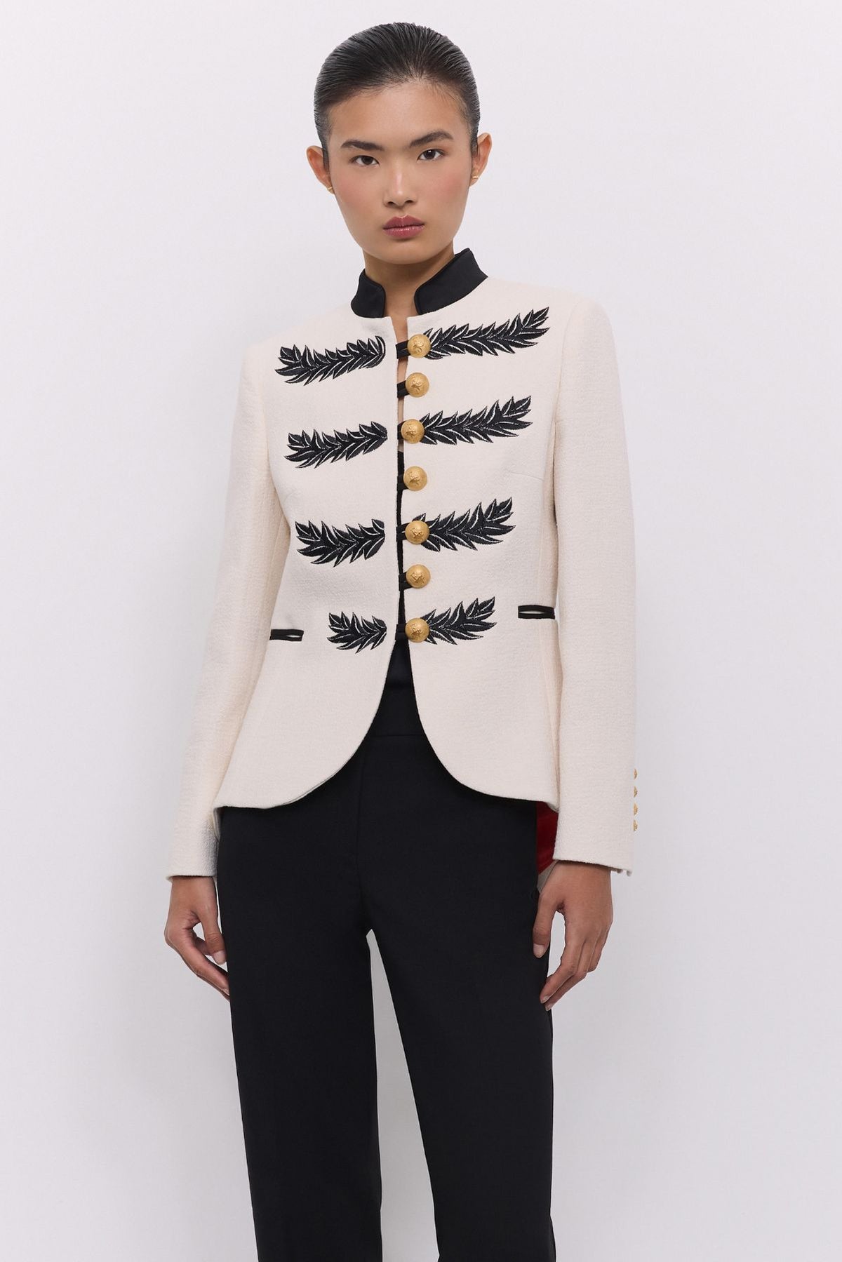 Off-White Embroidered Blazer Renata Love - Limited Edition