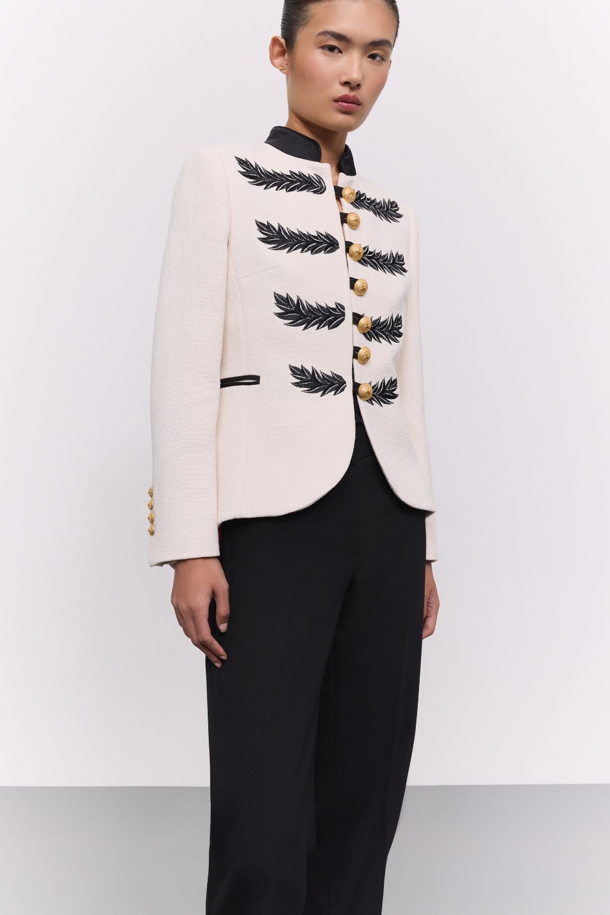 Off-White Embroidered Blazer Renata Love - Limited Edition