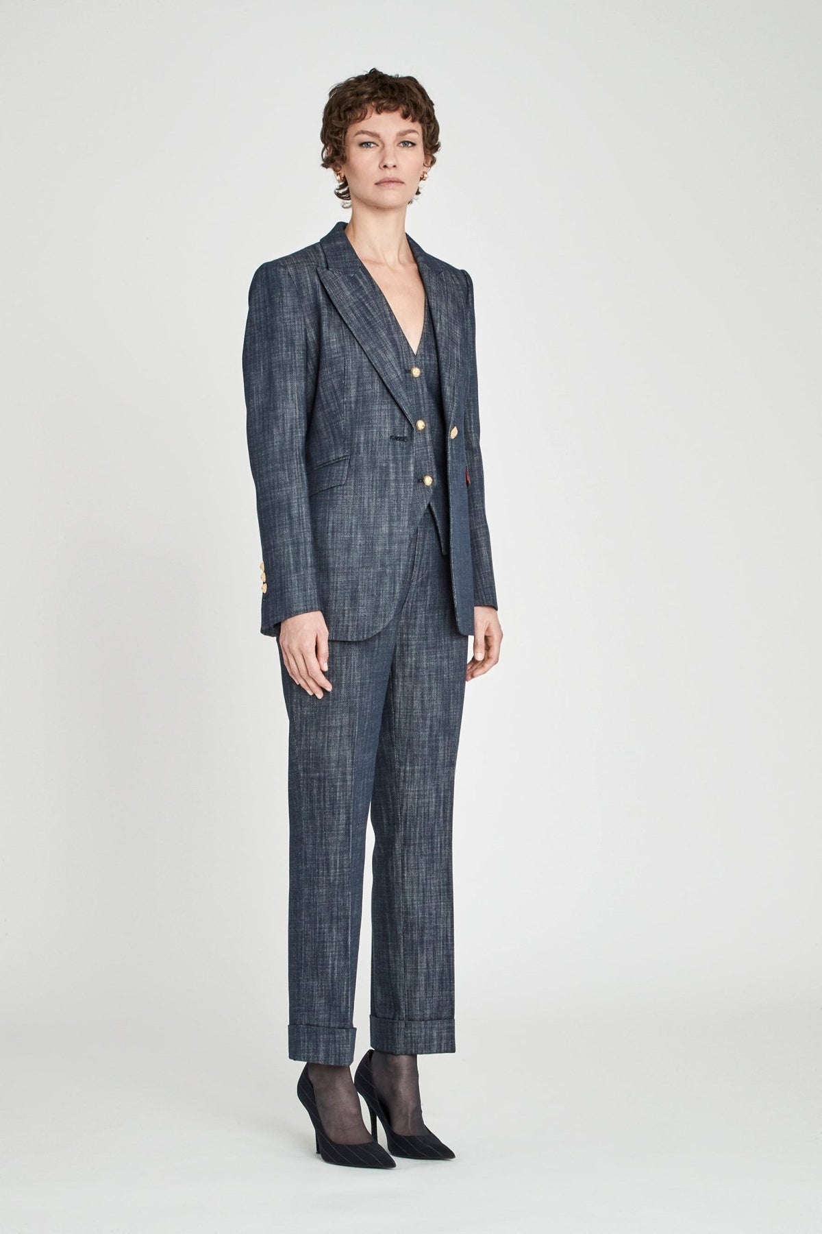 TRAJE TRES PIEZAS DENIM MILÁN - THE EXTREME COLLECTION
