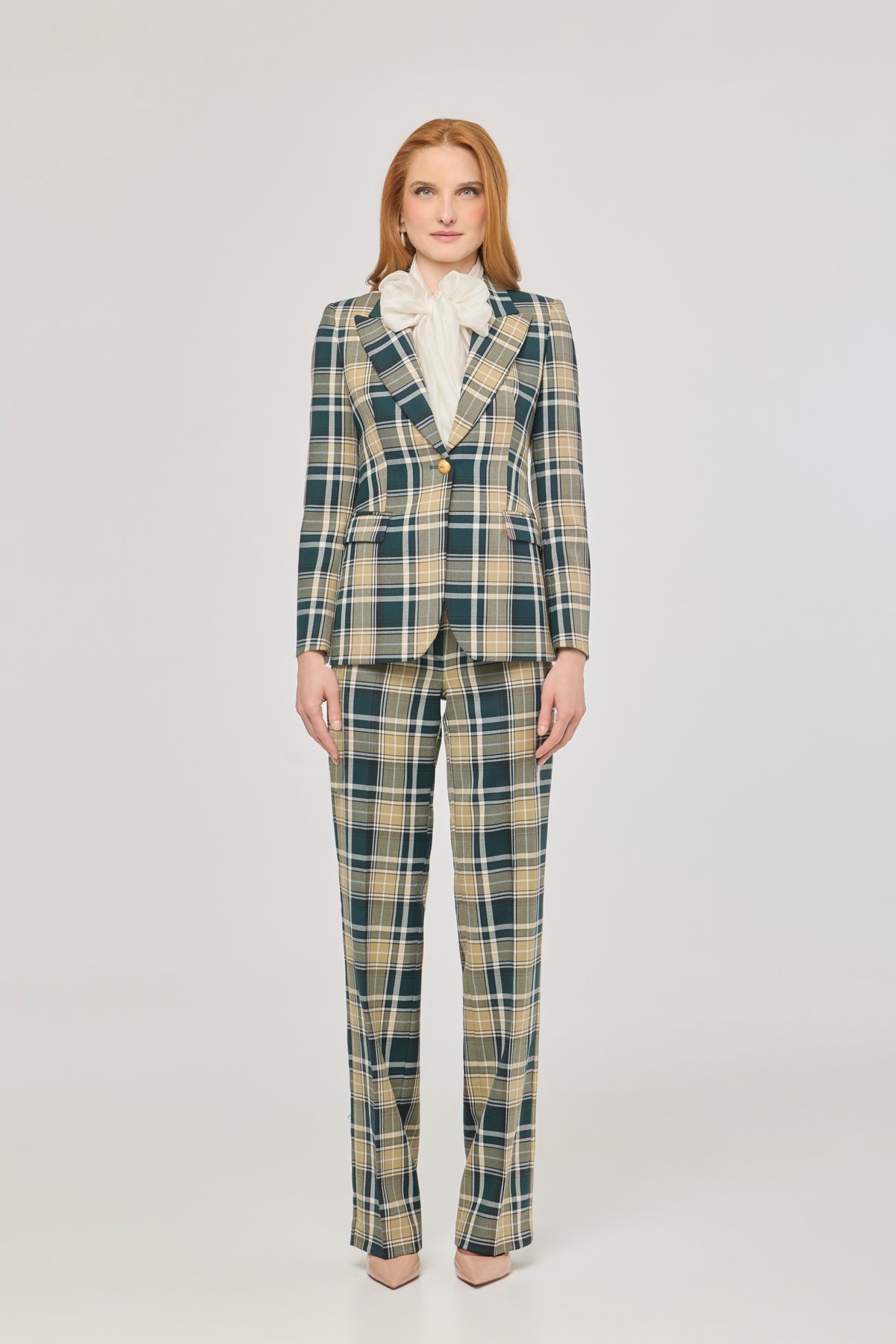 Blazer de cuadros tierra Murray - Edición Limitada