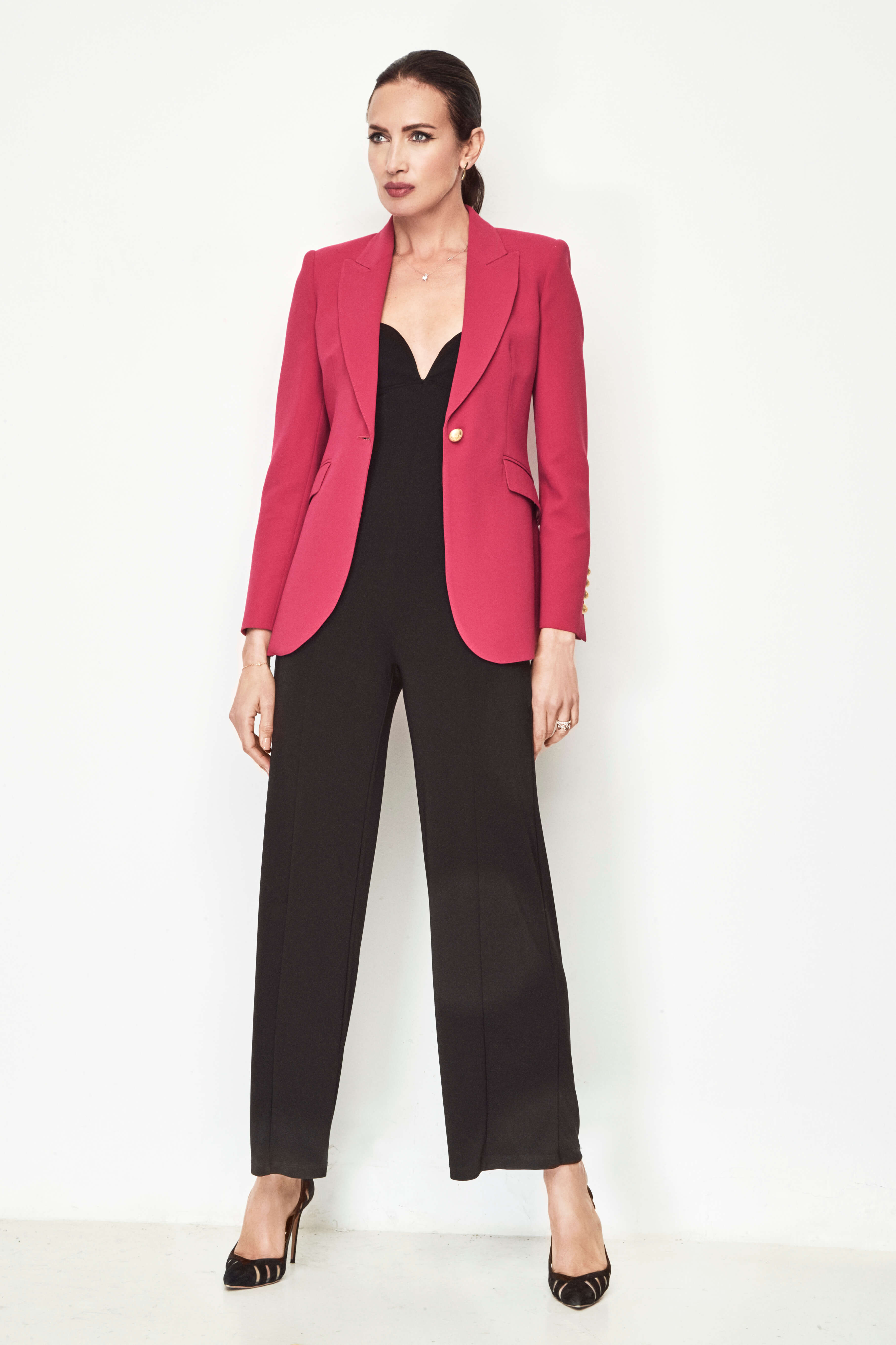 BLAZER DE SASTRE FUCSIA DUBLIN ATELIER