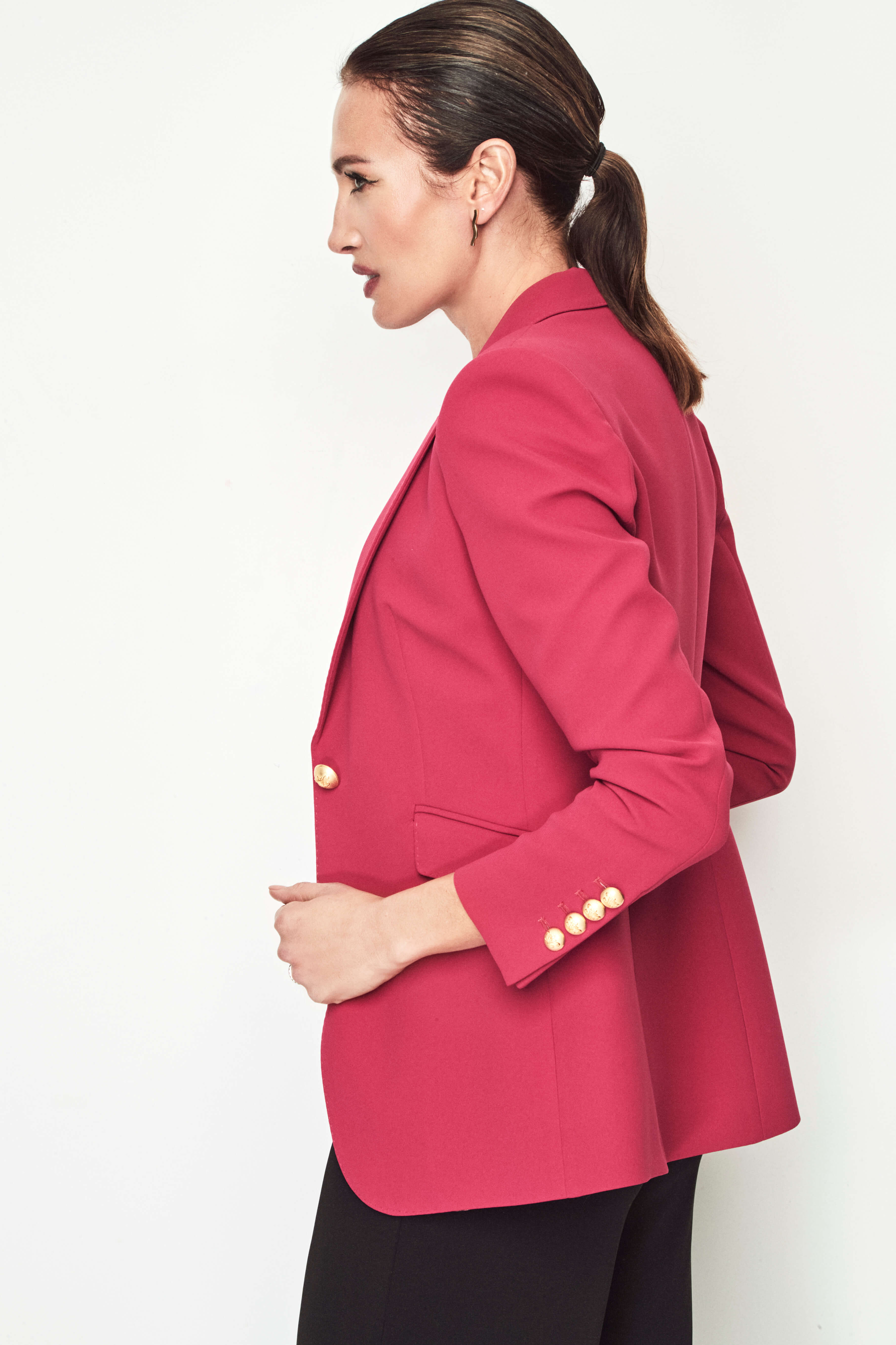 BLAZER DE SASTRE FUCSIA DUBLIN ATELIER