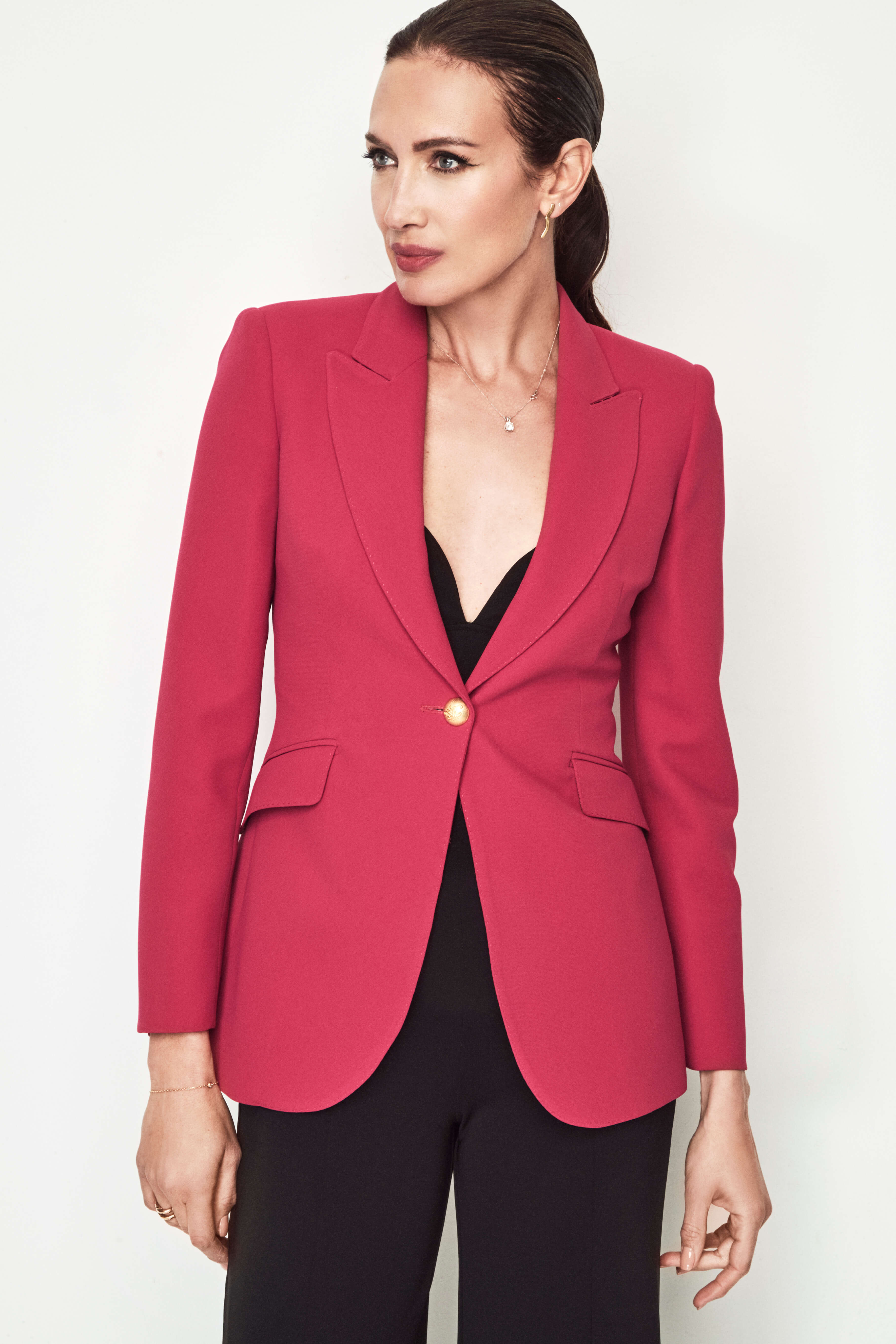 BLAZER DE SASTRE FUCSIA DUBLIN ATELIER