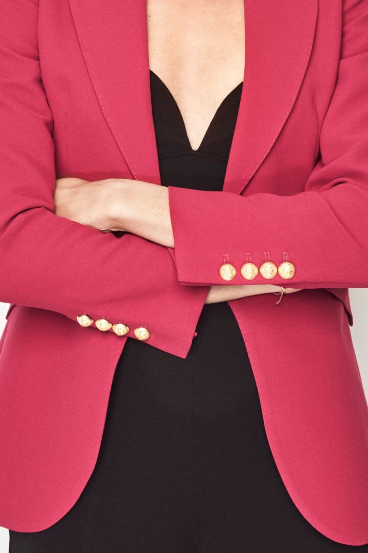 BLAZER DE SASTRE FUCSIA DUBLIN ATELIER
