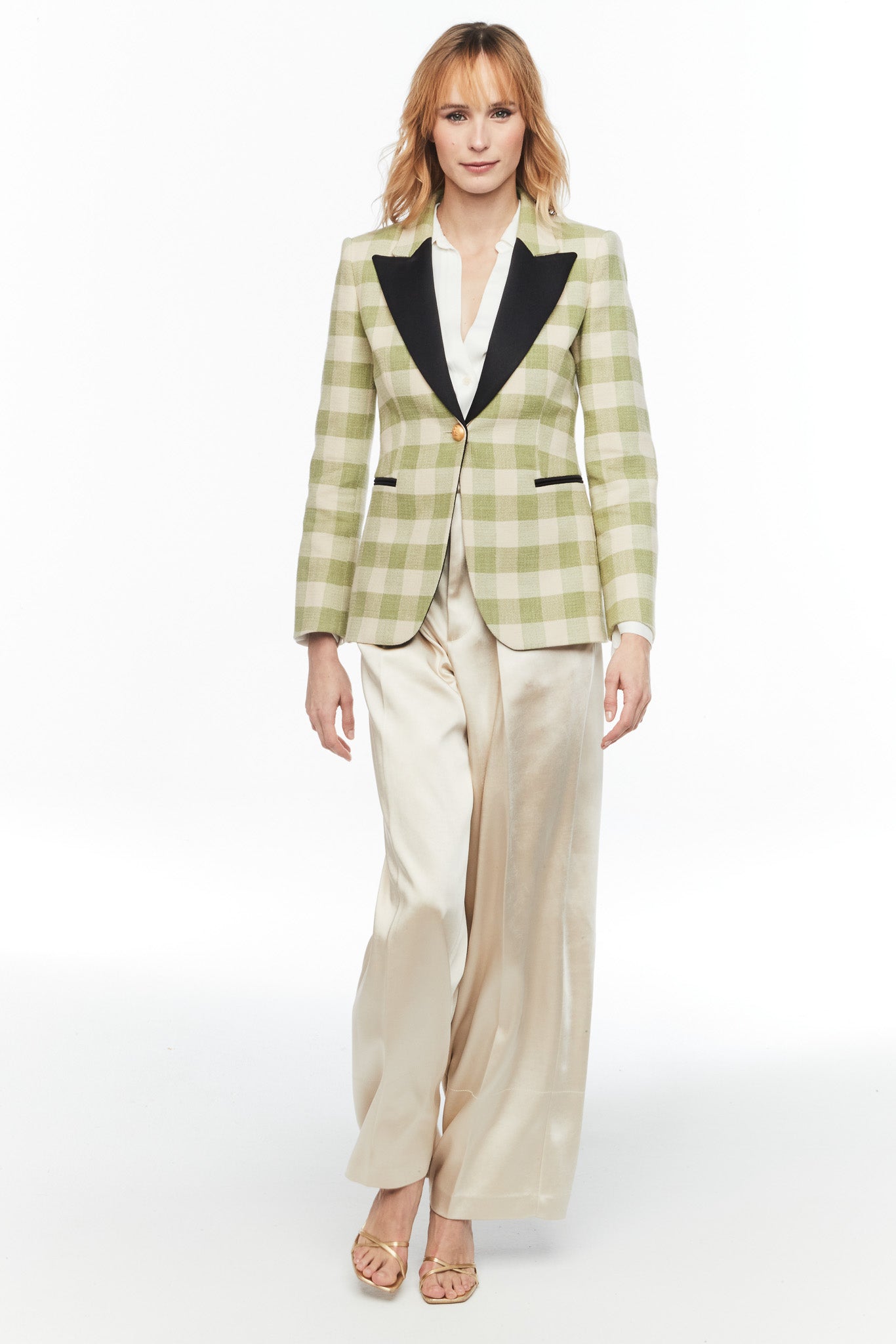 BLAZER ESMOQUIN CUADROS BERRY