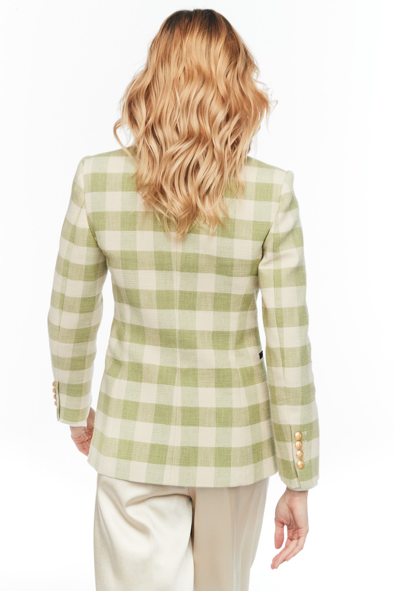 BLAZER ESMOQUIN CUADROS BERRY