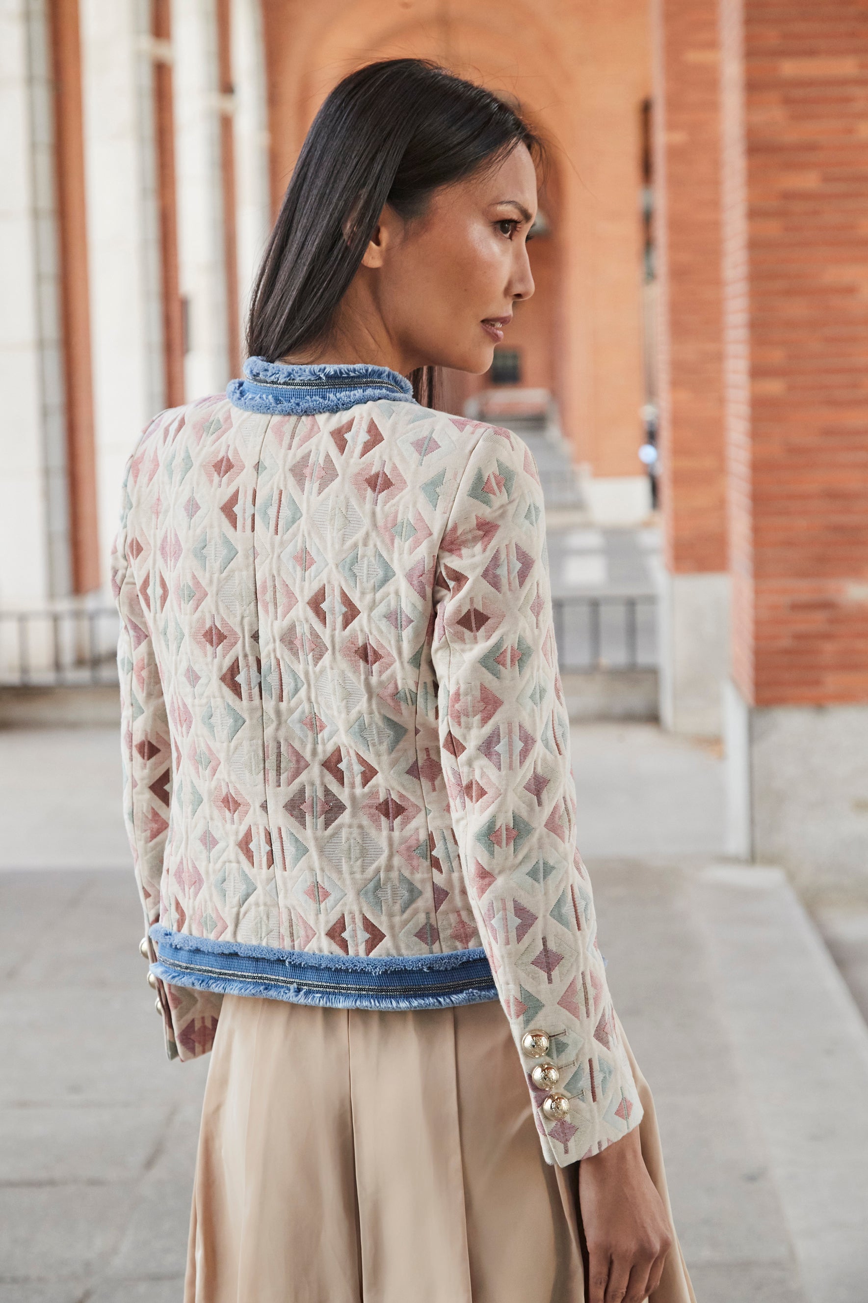 CHAQUETA PUNTO JACQUARD GAETAN