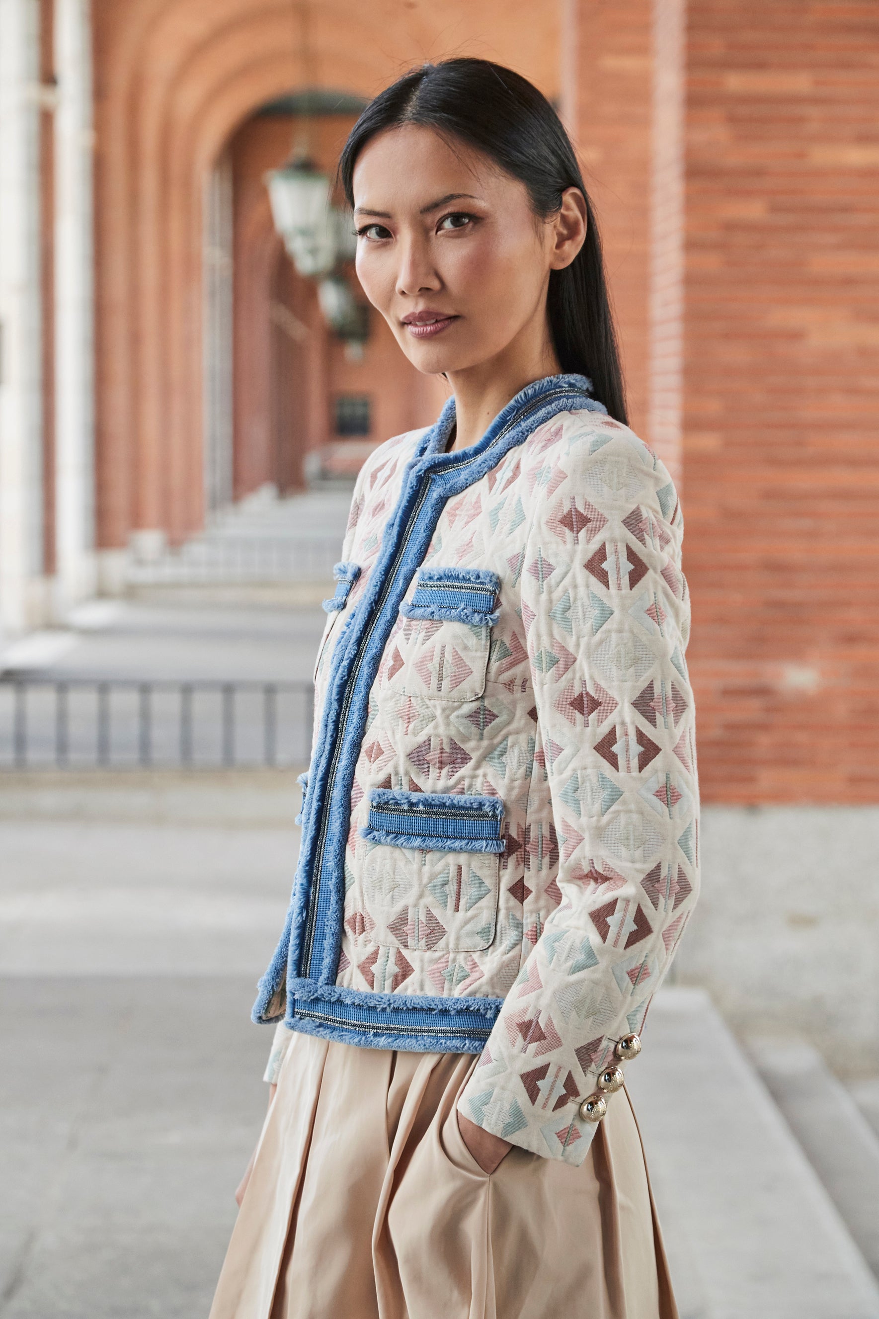 CHAQUETA PUNTO JACQUARD GAETAN