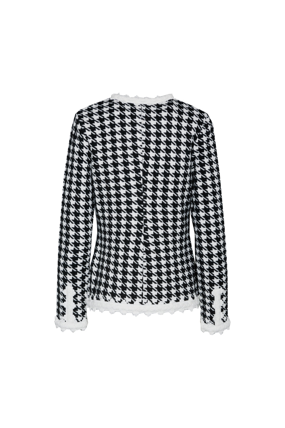 CHAQUETA PATA DE GALLO MARFIL GENEVA