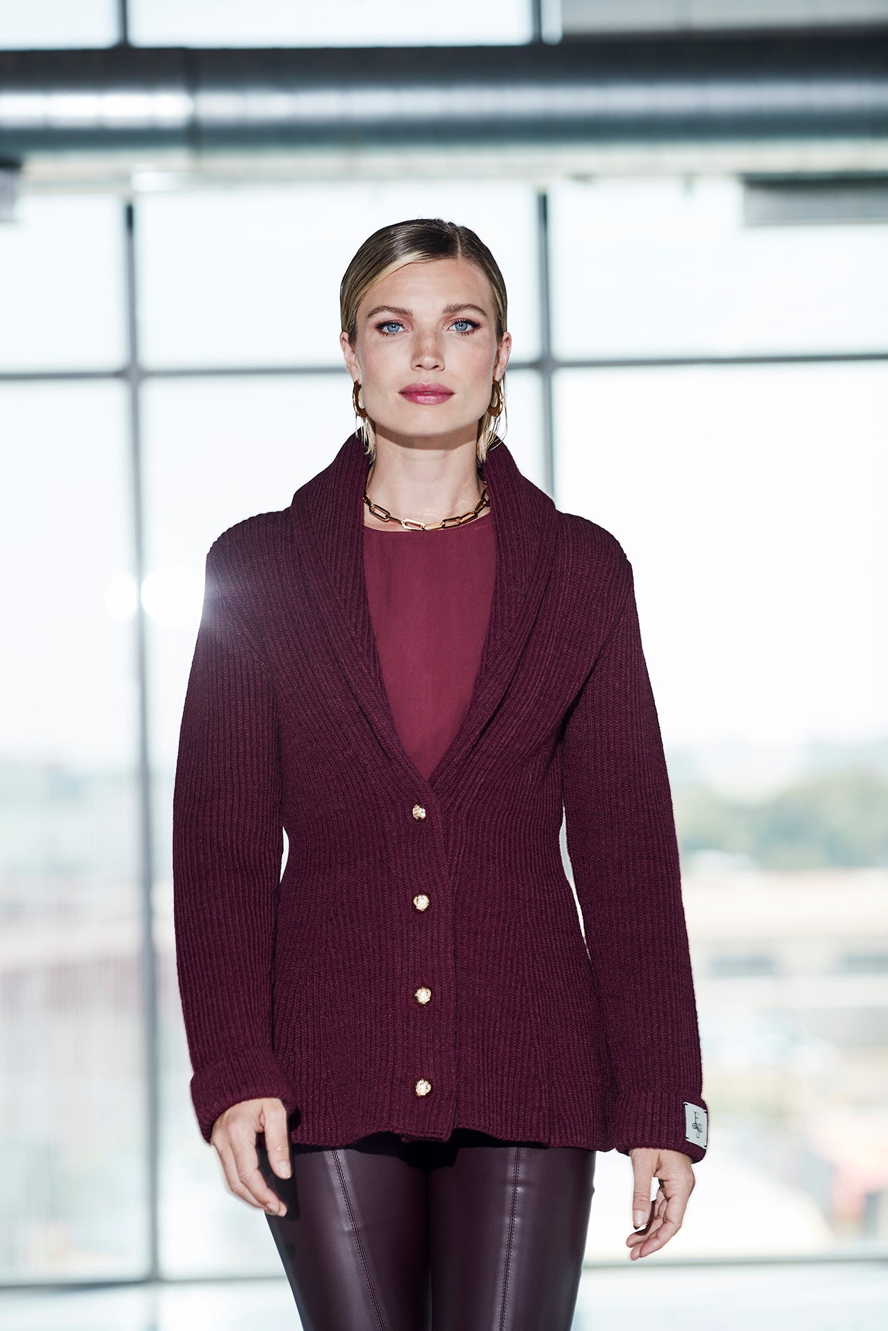 CHAQUETA ENTALLADA MERLOT BABETTE