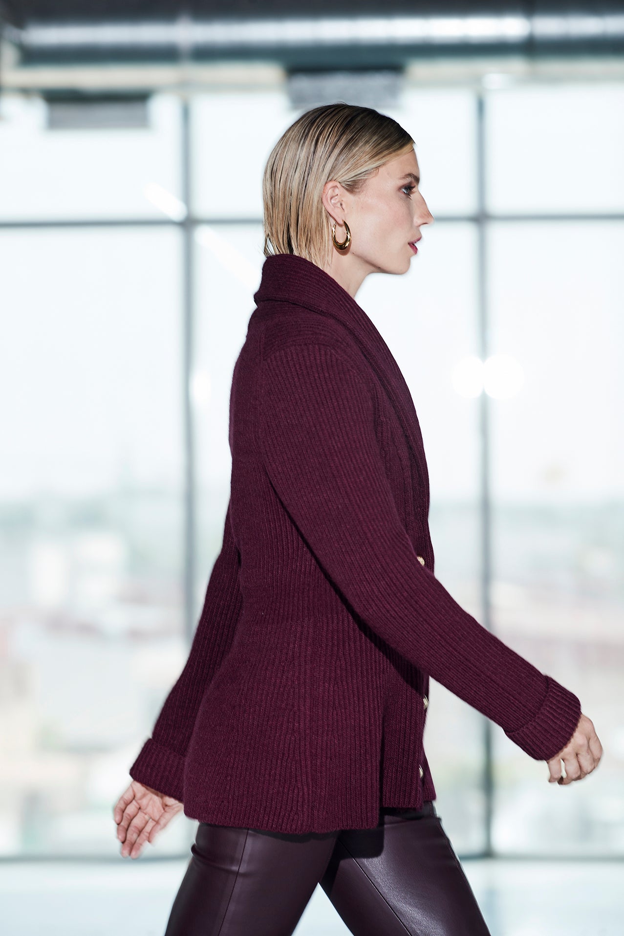 CHAQUETA ENTALLADA MERLOT BABETTE