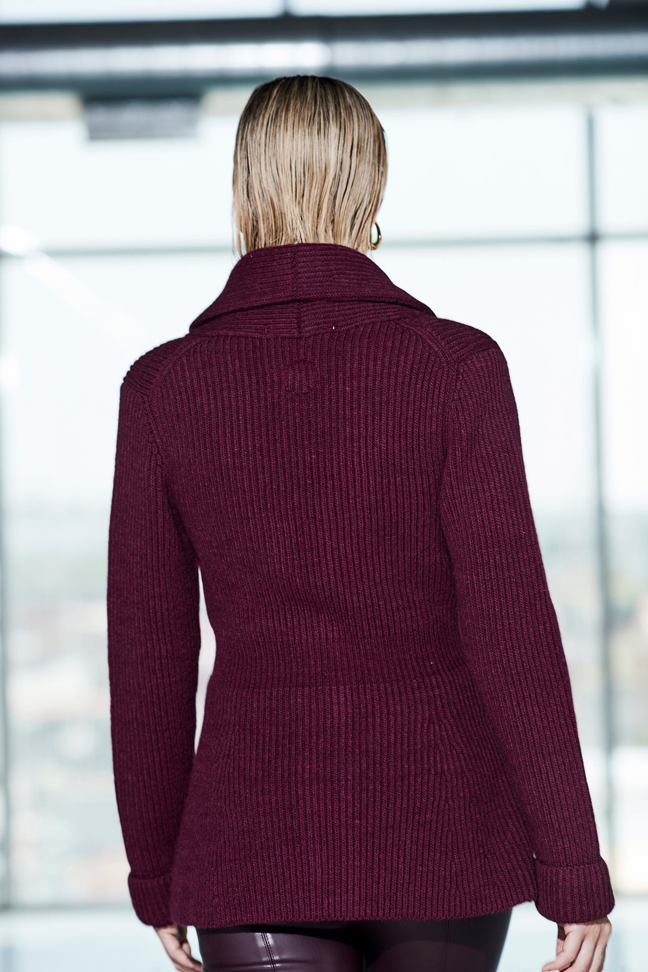 CHAQUETA ENTALLADA MERLOT BABETTE