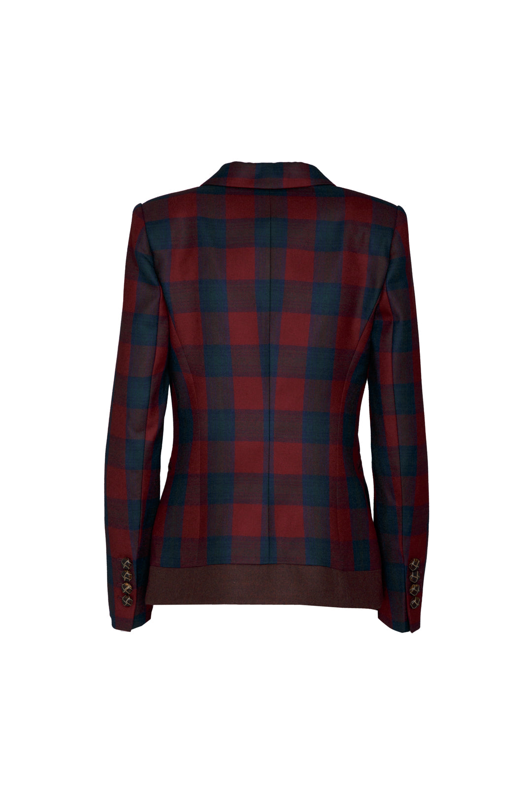 BLAZER CUADRO MERLOT CAMERON CLAN