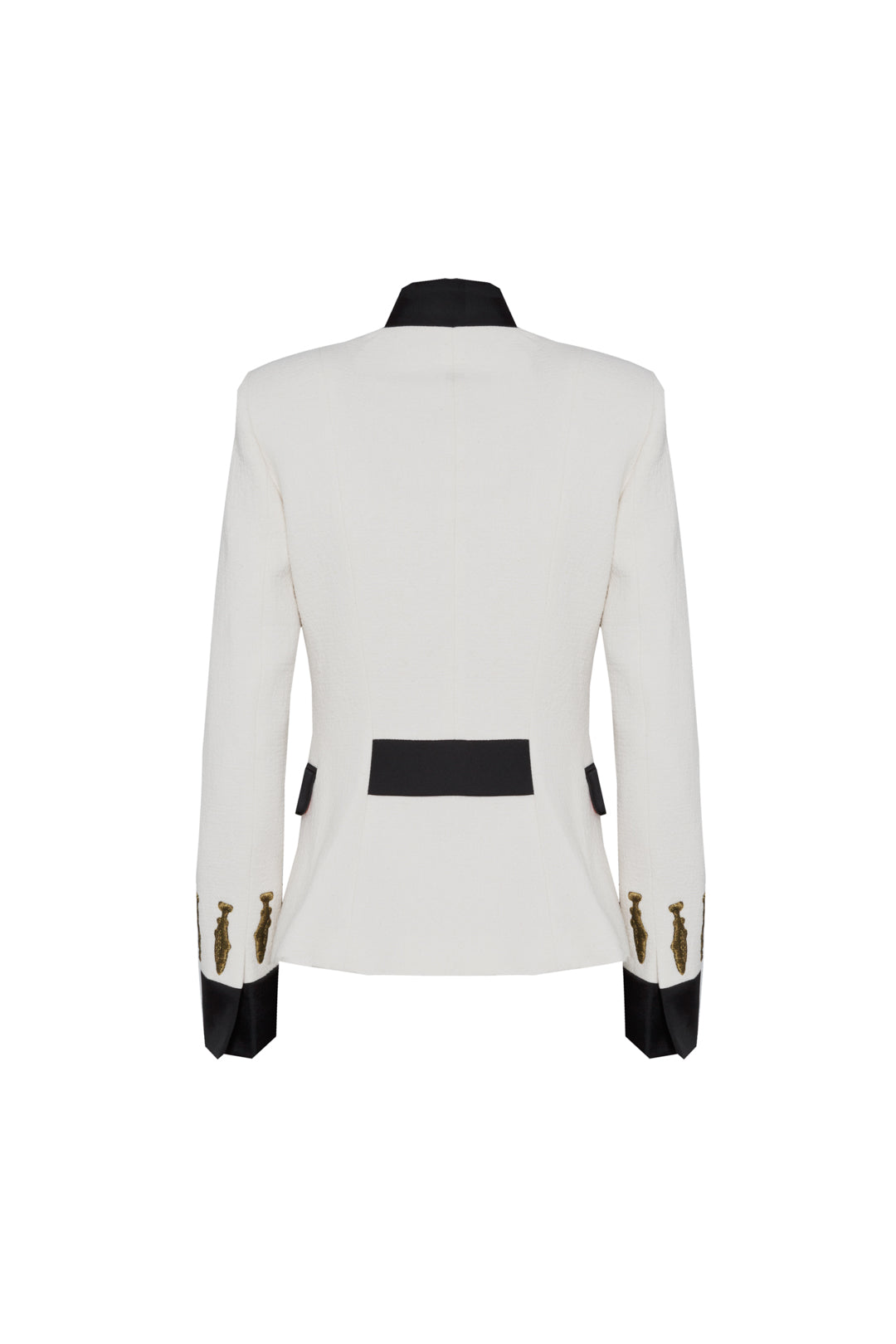Blazer militar blanco roto Nuvola - Edición Limitada
