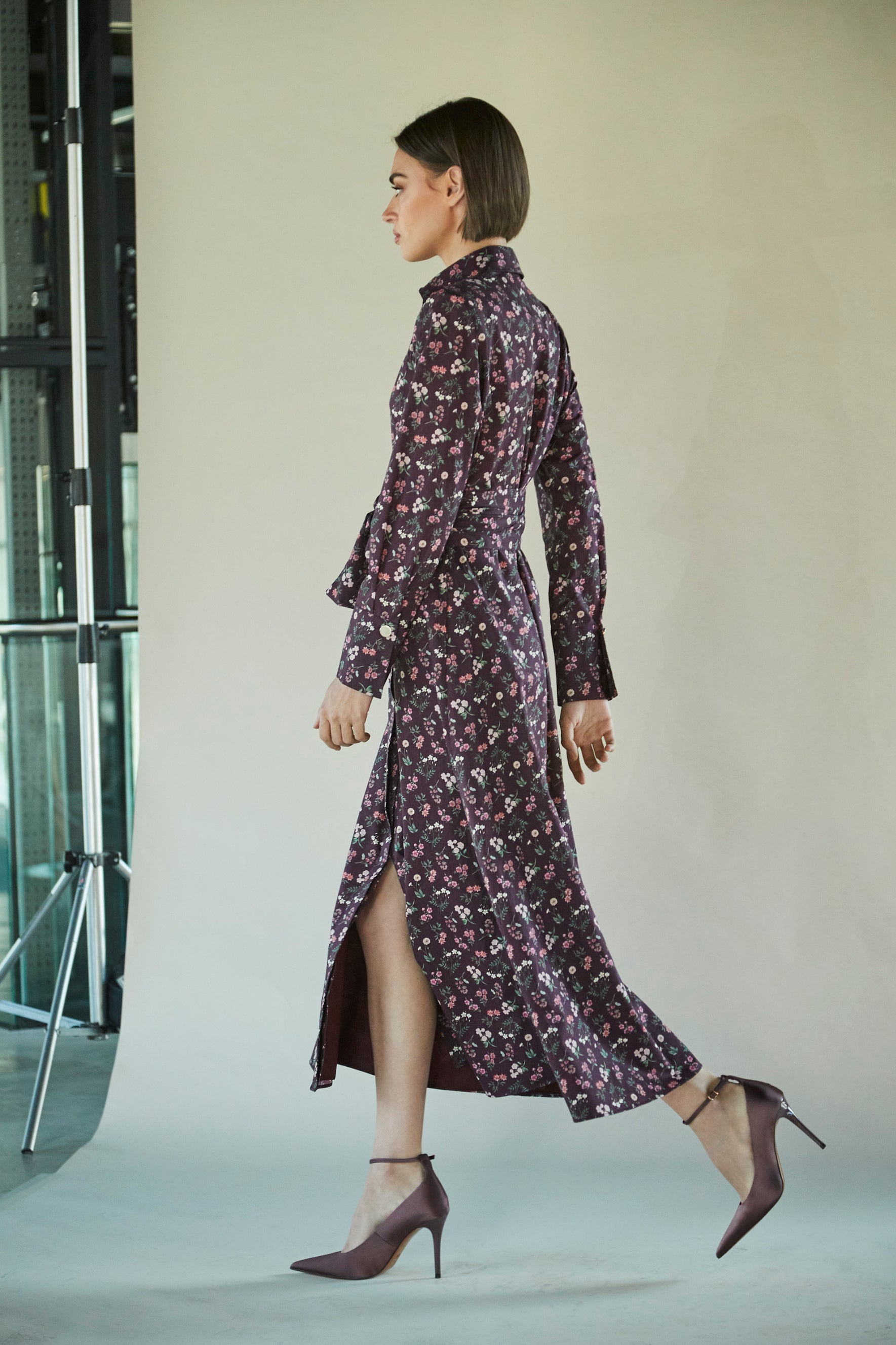 VESTIDO CORNELIA LIBERTY LONDON GRANATE