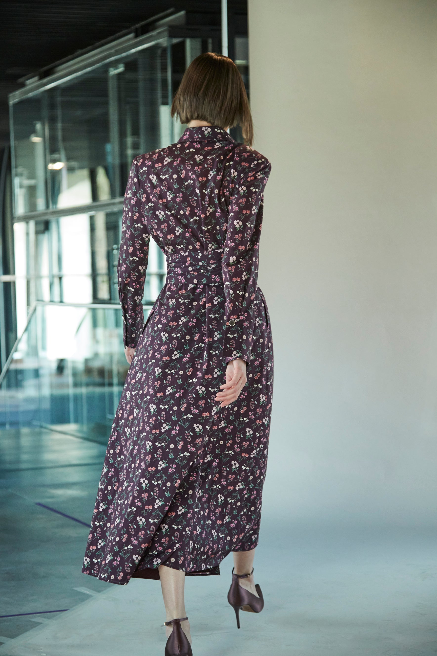 VESTIDO CORNELIA LIBERTY LONDON GRANATE