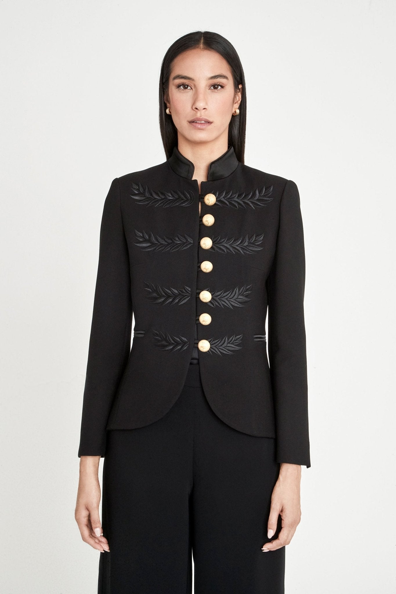 BLAZER MILITAR AZABACHE RENATA BLACK - THE EXTREME COLLECTION