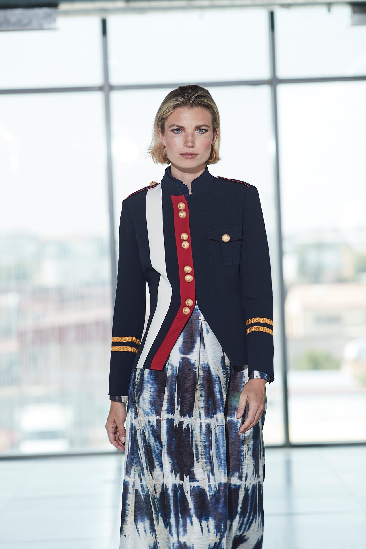 BLAZER MILITAR MARINO CLAUDIA LONDON - THE EXTREME COLLECTION