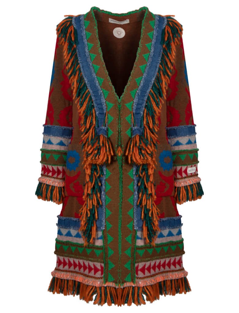 CHAQUETA LARGA PUNTO FIORELLE - THE EXTREME COLLECTION