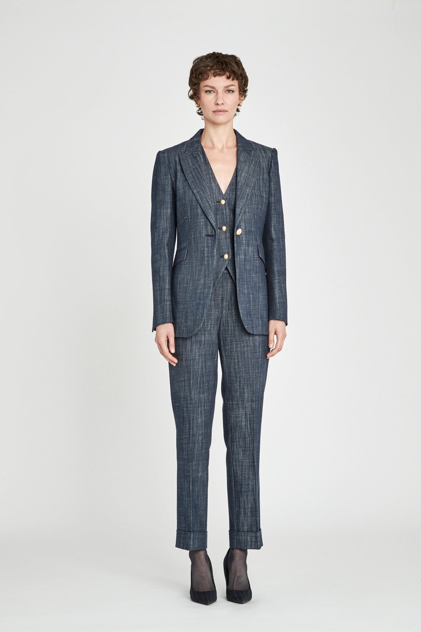 TRAJE TRES PIEZAS DENIM MILÁN - THE EXTREME COLLECTION