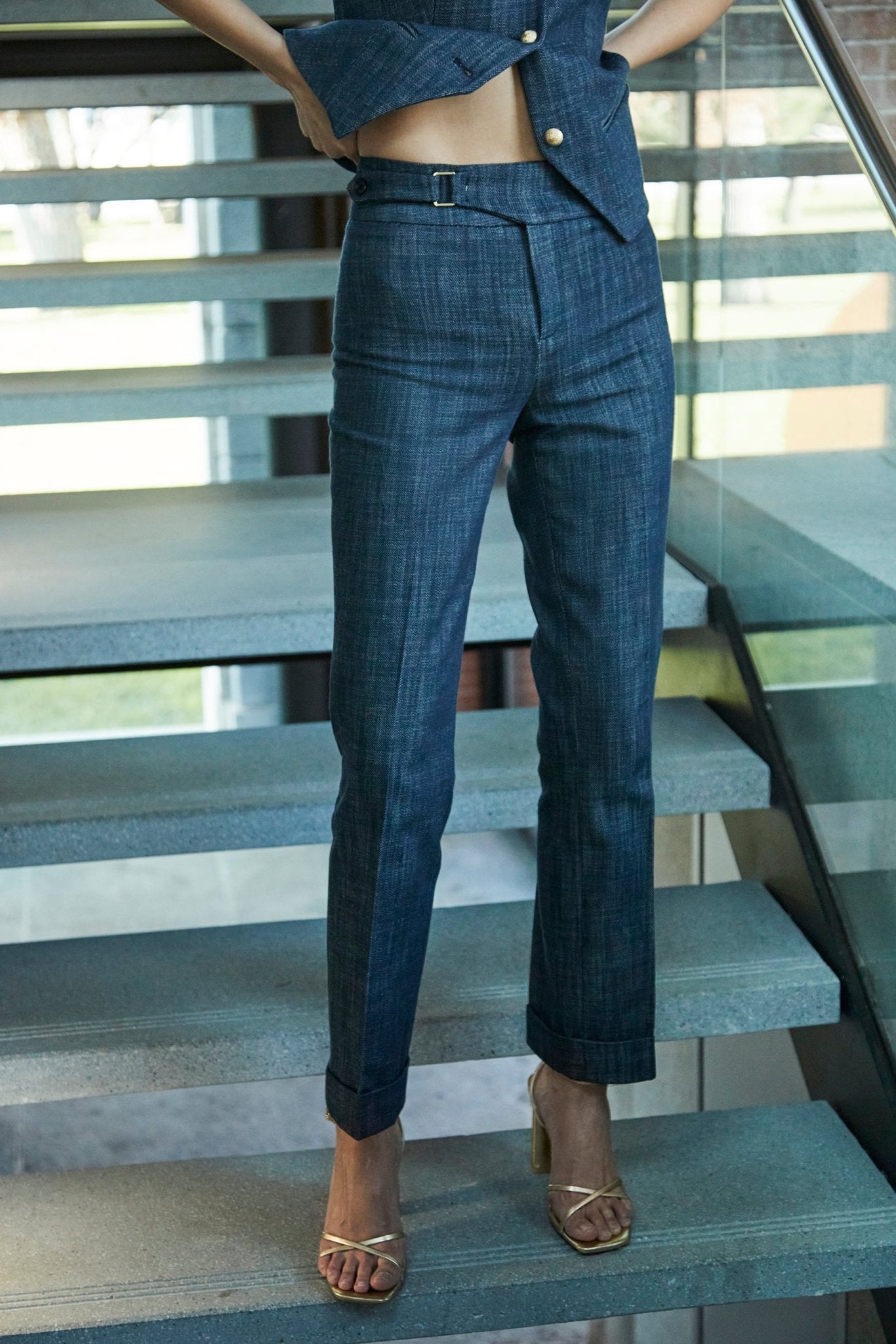 TRAJE TRES PIEZAS DENIM MILÁN - THE EXTREME COLLECTION