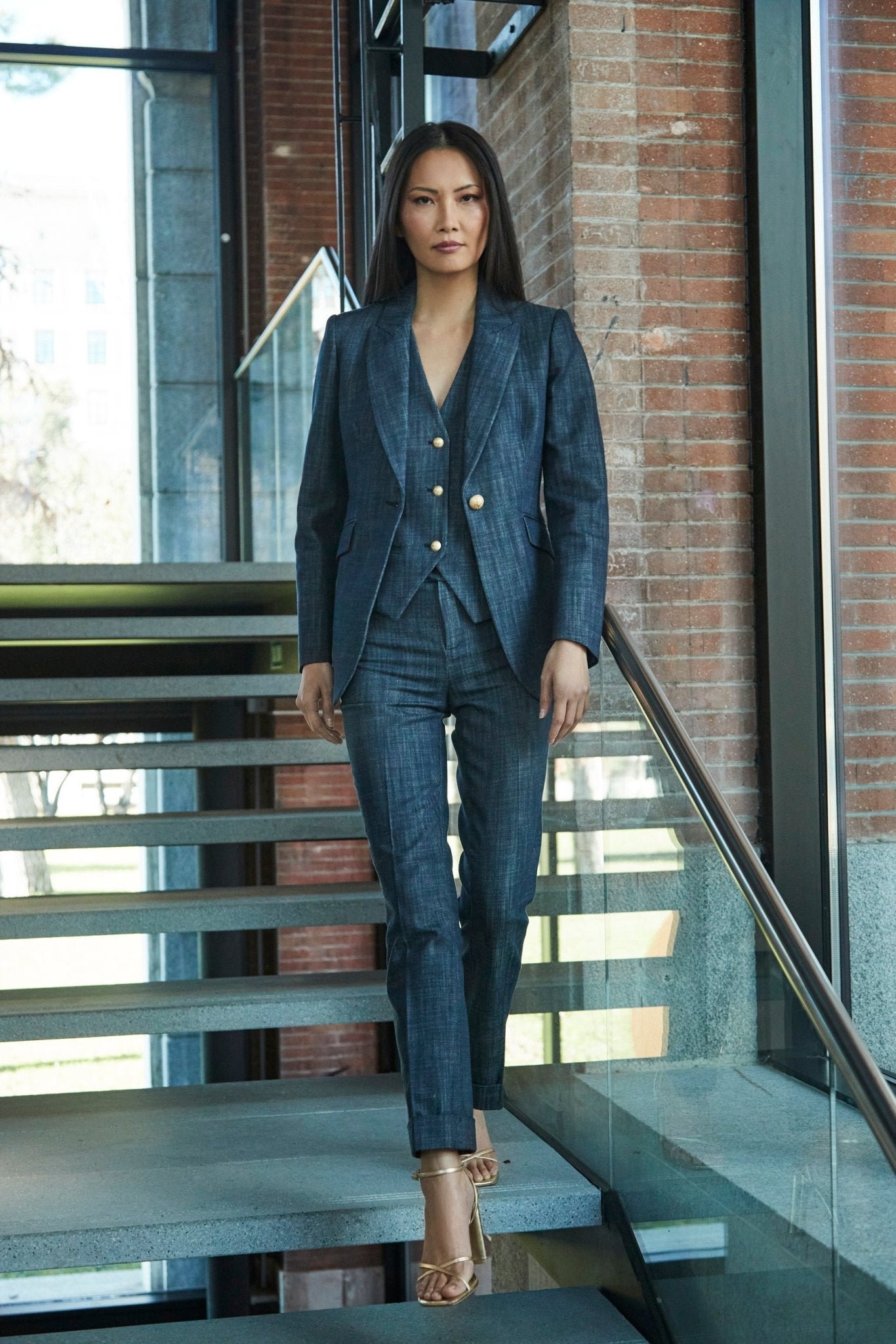 TRAJE TRES PIEZAS DENIM MILÁN - THE EXTREME COLLECTION